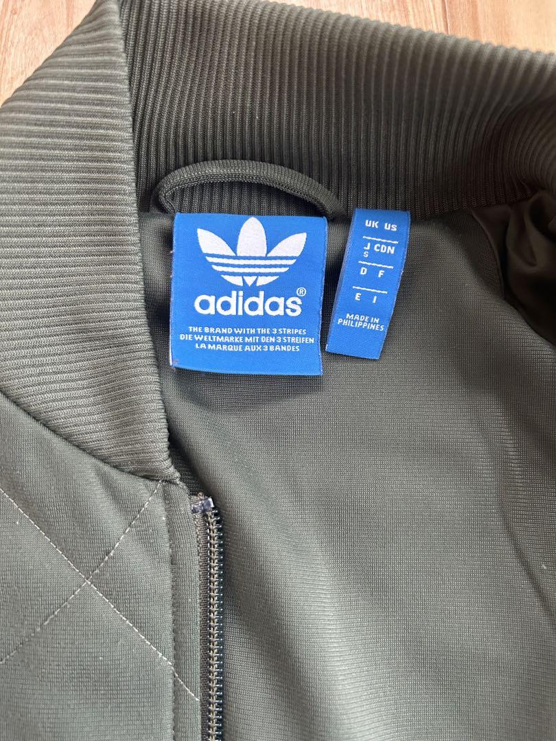 【28日限定価格】adidasアディダス キルティングブルゾン カーキ ミリタリ