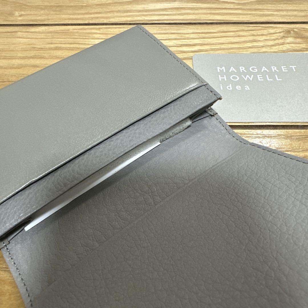 MARGARET HOWELL idea 名刺入れ グレー レザー
