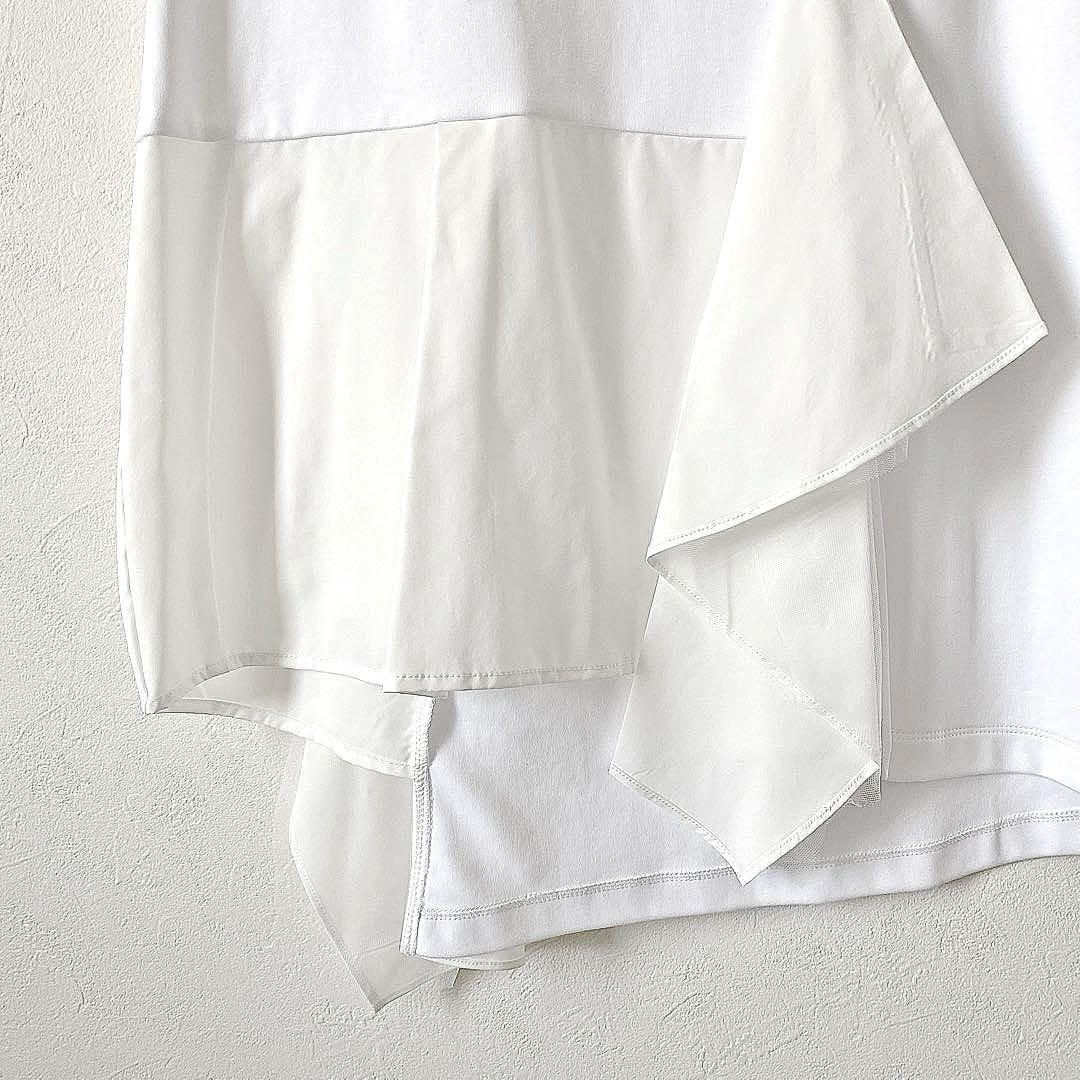 【新品・未使用】AULAAILA タフタコンビネーションTシャツ