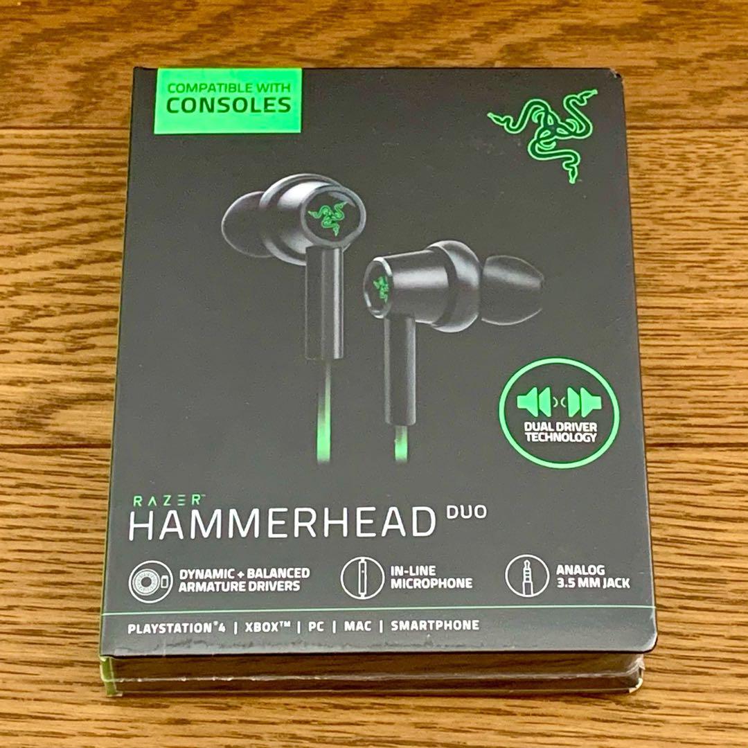 5個 新品 Hammerhead Duo Consol ゲーミングイヤホンajt レイザー イヤホン Razer Hammerhead Duo Console ゲーミング