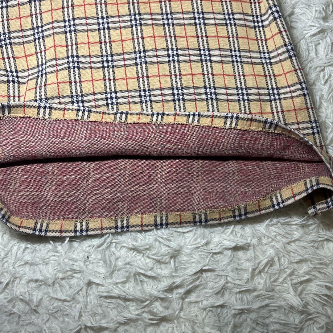 美品✨ BURBERRY ポロシャツ コットン　ノバチェック　ホースロゴ