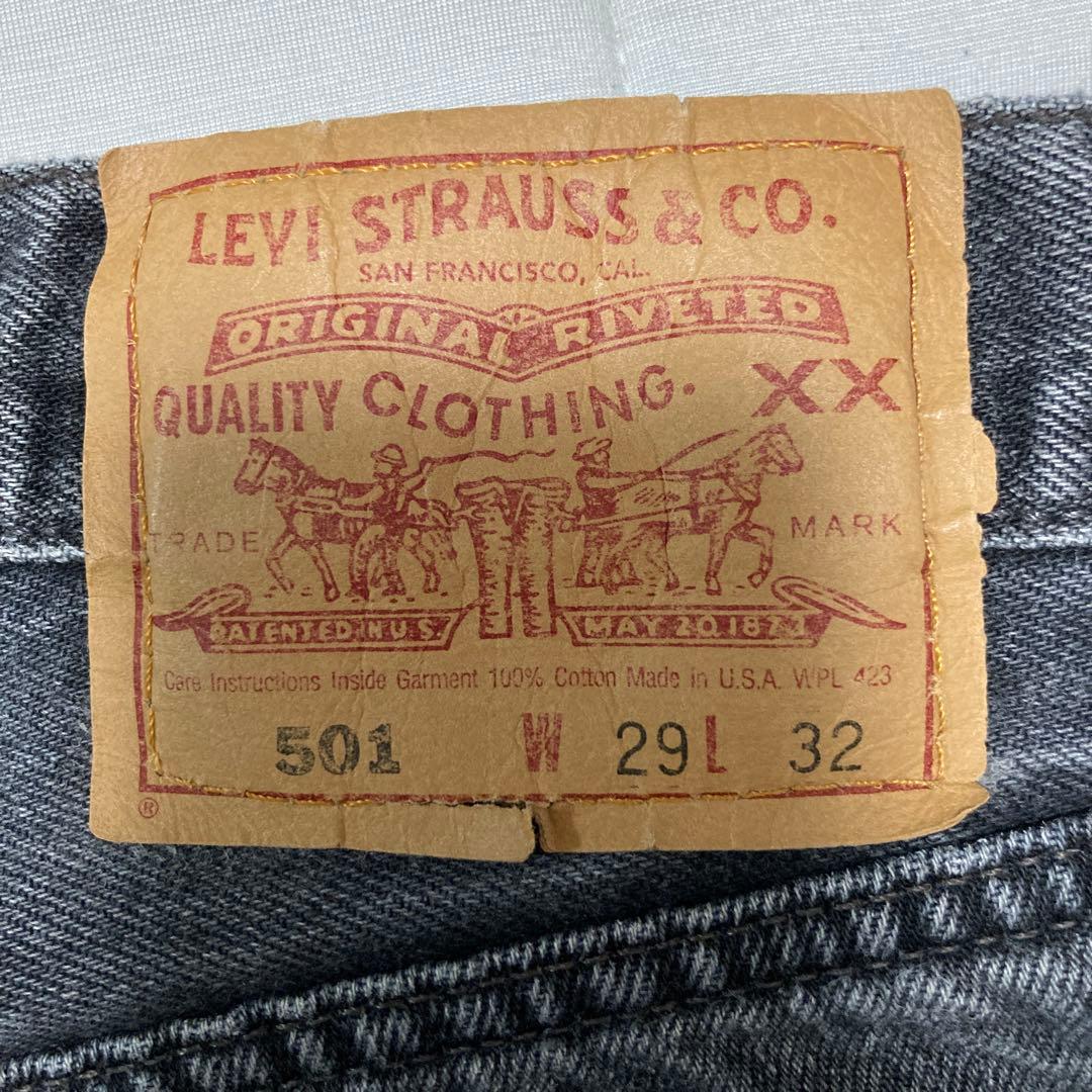 Levi's 501 グレー ショートパンツ W29 Levi's 501 グレー ショートパンツ W29