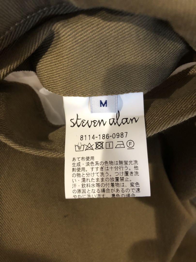 スティーブンアラン STRC DRILL 2PLEATED PANTS Mサイズ