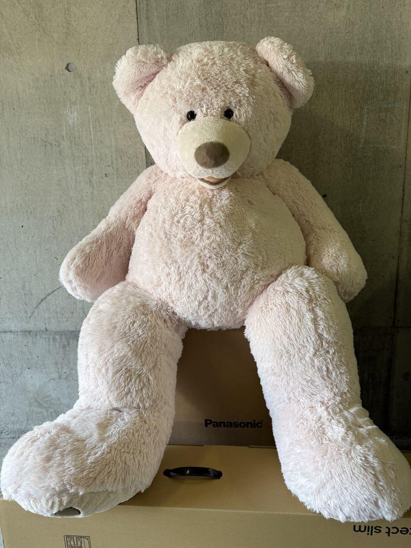 Costoco コストコ くま 135cm hugfun ぬいぐるみ ピンク コストコ くま 135cm hugfun ぬいぐるみ ピンク - メルカリ