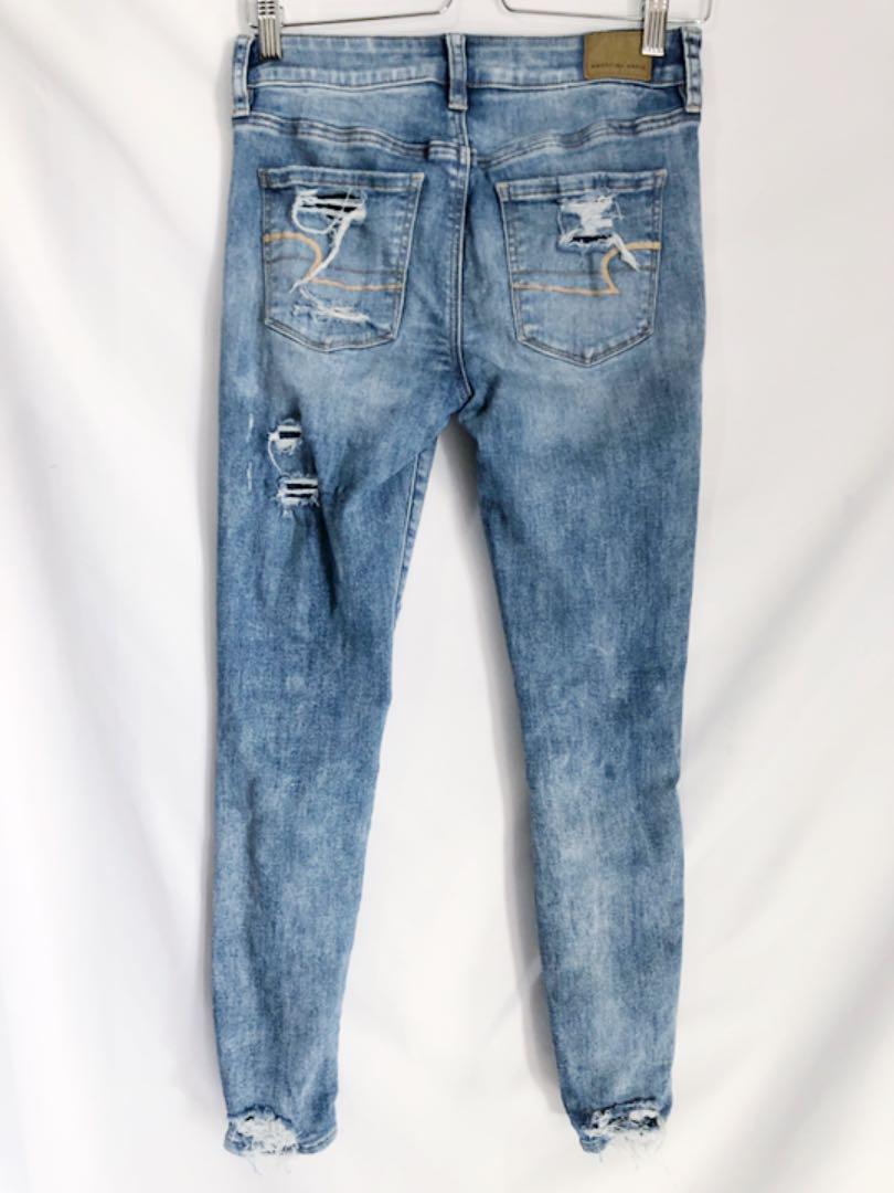 アメリカンイーグル|ダメージリペアジェギング JEGGING VhYyW-m24415240663 us4ショート 大得価低価