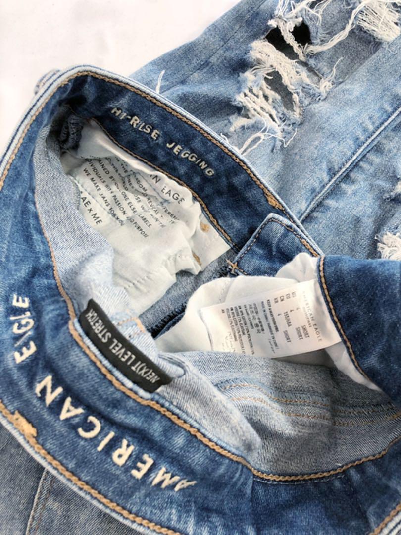 アメリカンイーグル|ダメージリペアジェギング JEGGING VhYyW-m24415240663 us4ショート 大得価低価