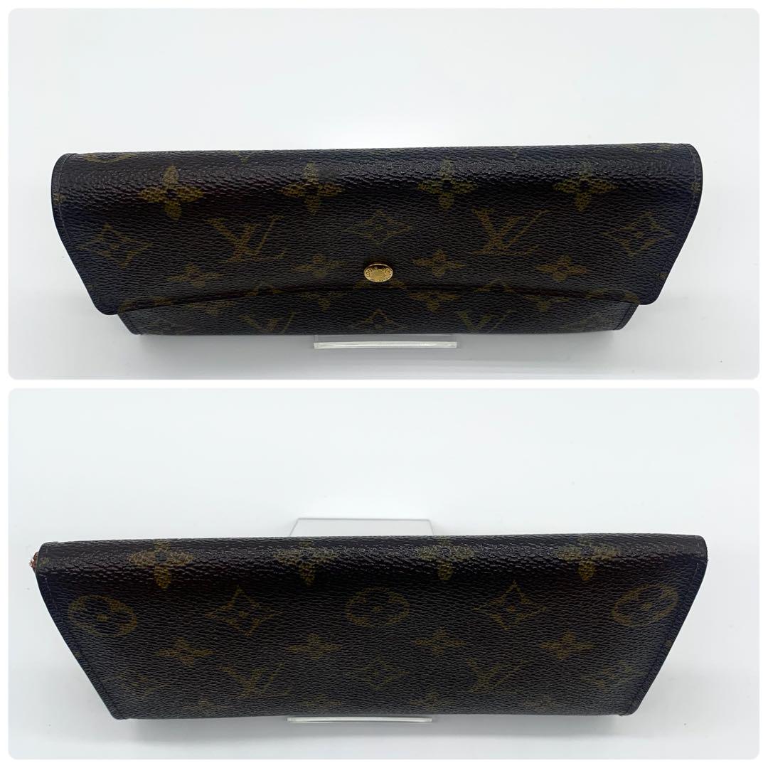 美品 ルイヴィトン ポルトフォイユサラ M61734 モノグラム 長財布