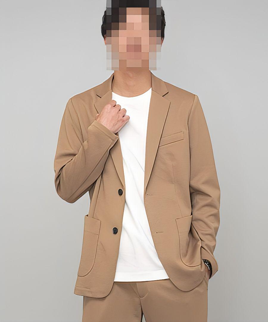 NANO universe【美品】セットアップ スーツ ベージュ L