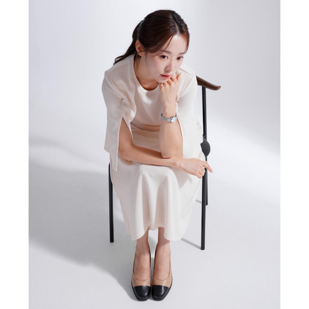 【新品・未使用】ヒルズアヴェニュー日本製レザーウェーブソールパンプス 22cm