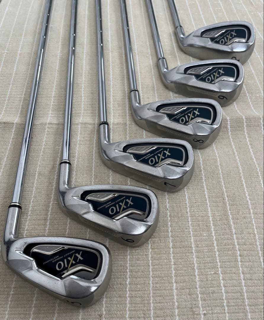XXIO 6代目アイアンセット 6本組み XXIO アイアンセット6本 スチール 2010モデル（ゼクシオ）
