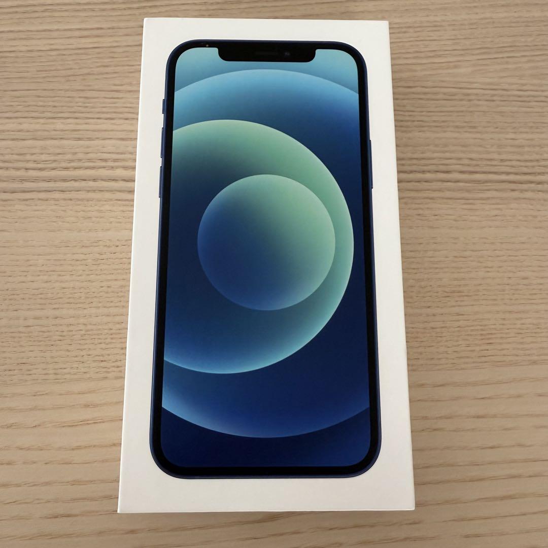 Apple iPhone 12 青 本体 箱付き Apple iPhone 12 青 本体と箱付き