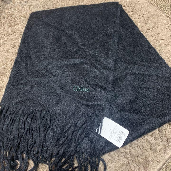 お得得価 新品 カシミヤ100%マフラー 0PVHp-m24427272022 未使用Chloe 定番得価