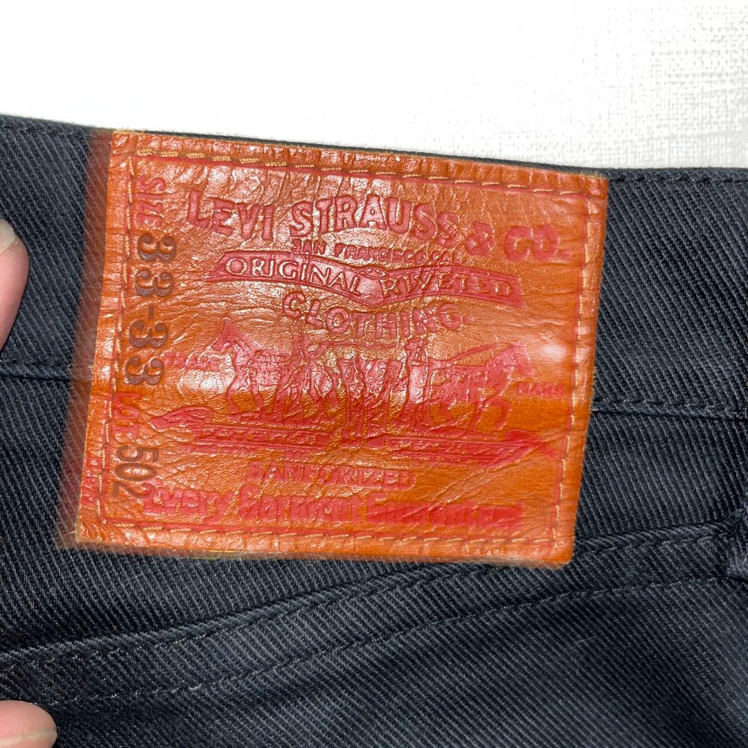 2新品 リーバイス 502 regular クール　革パッチ　w31 リンス リーバイス Levi\u0027s 502 デニム パンツ ジーンズ 革パッチ レギュラー