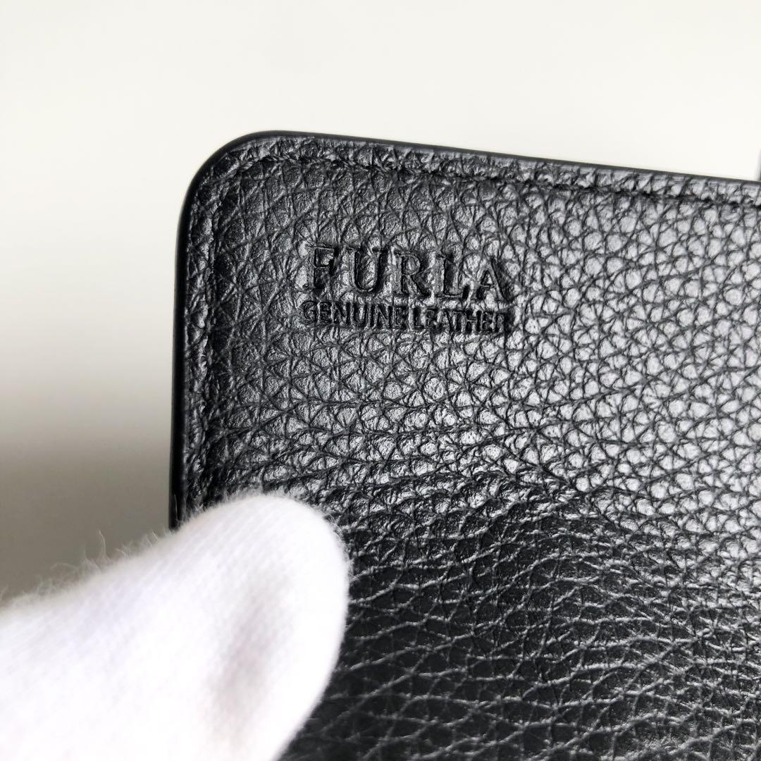 新品保管✨FURLA フルラ 長財布 レザー バックル　ブラック