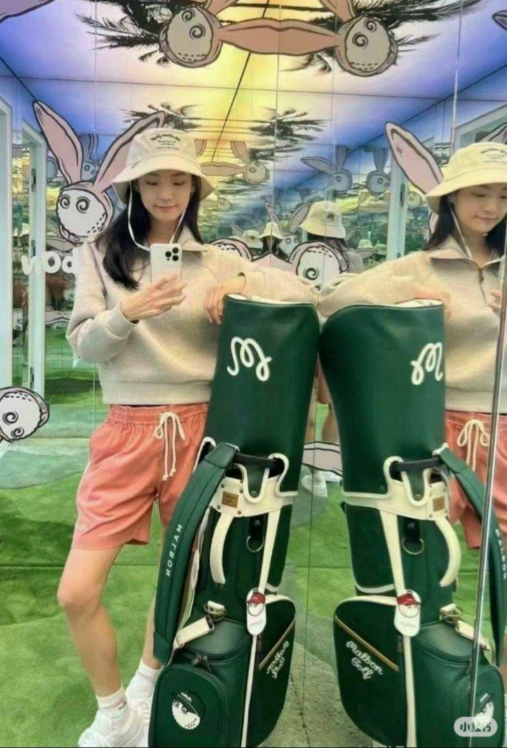 Malbon golf 大人気★マルボンゴルフキャディバッグ スタンド型 緑