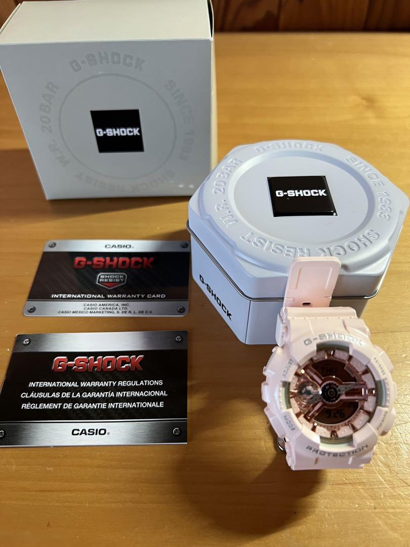 ロゼ 未使用に近い　G-SHOCK ピンク