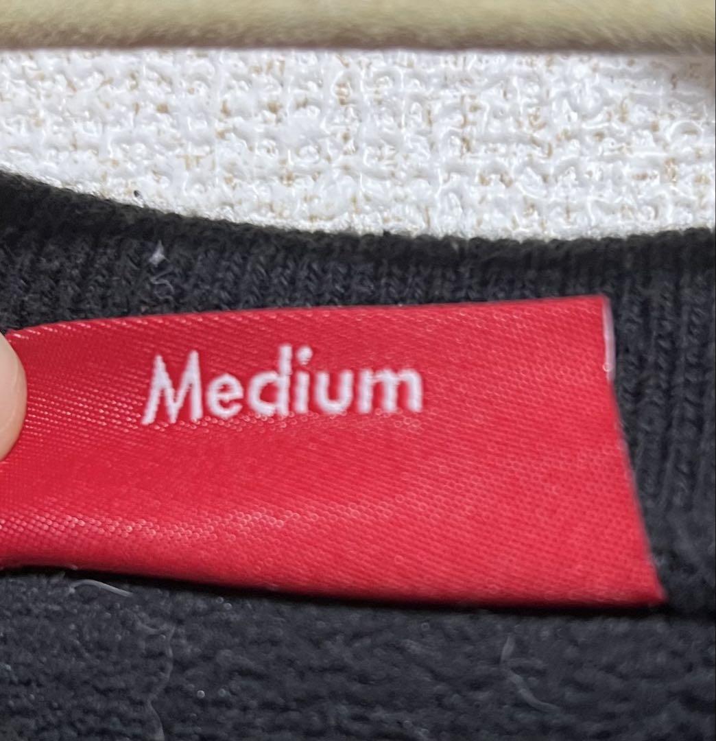 Supreme Polartec Small Box Crewneck 黒 M