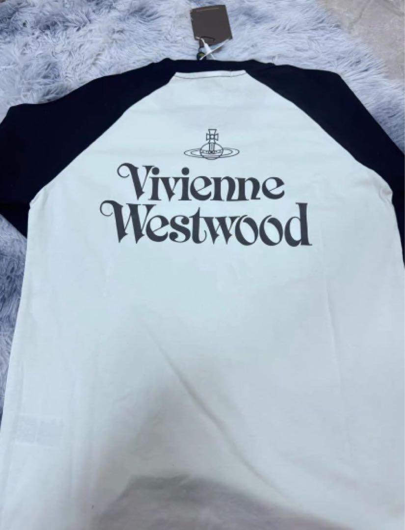 Vivienne Westwoodロゴ刺繍 長袖Tシャツ%^%