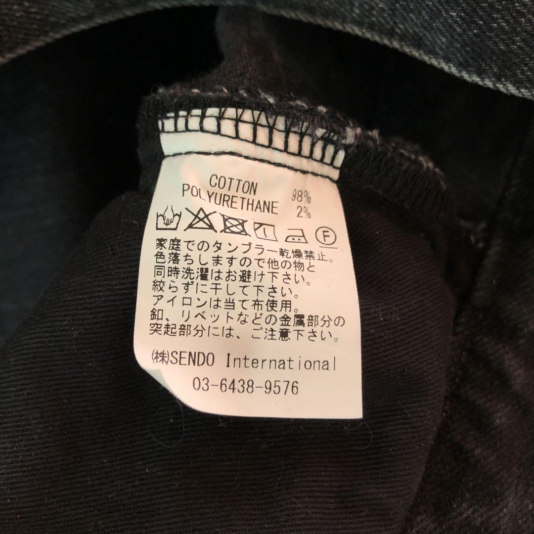 メルヴィンス FLARE JEANS BLACK ジーンズ S3111