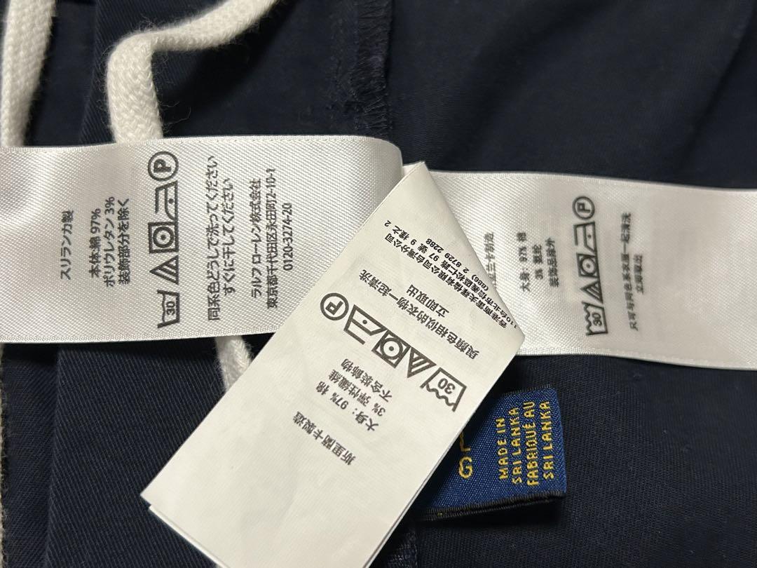 POLO RALPH LAUREN【ポロベア 美品】ハーフパンツ 紺