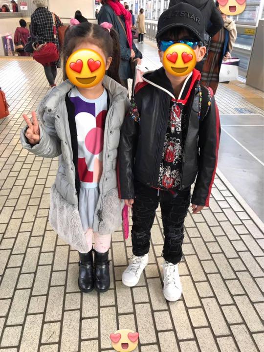 DISEL キッズ　レザージャケット　8歳