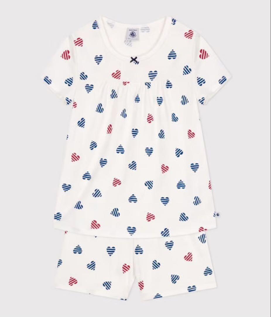 PETIT BATEAU - 新品未使用 プチバトー 半袖パジャマ 8ansの通販