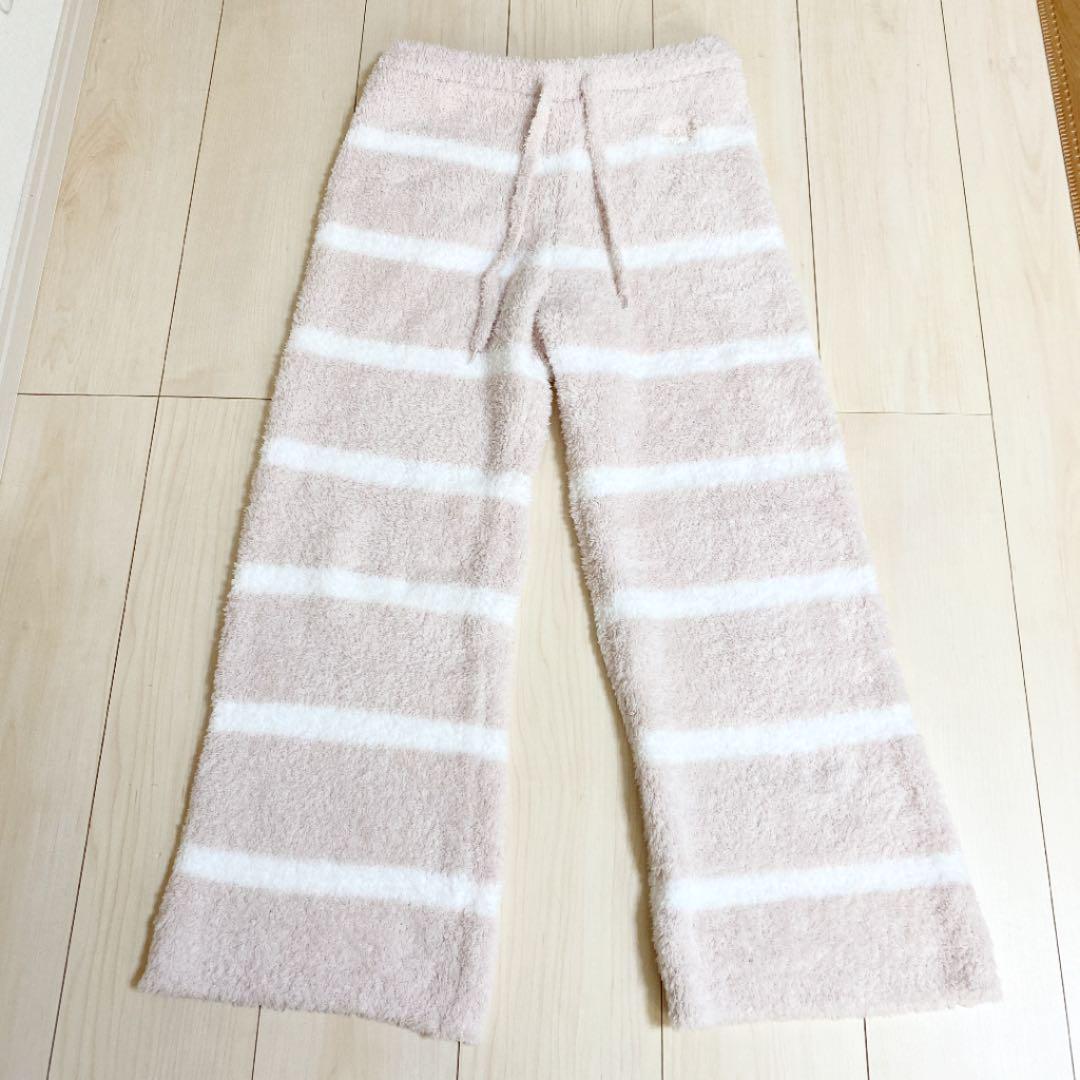 新品未使用 ジェラートピケ もこもこ ルームパンツ ピンク ボーダー 新品未使用 ジェラートピケ もこもこ ルームパンツ ピンク ボーダー