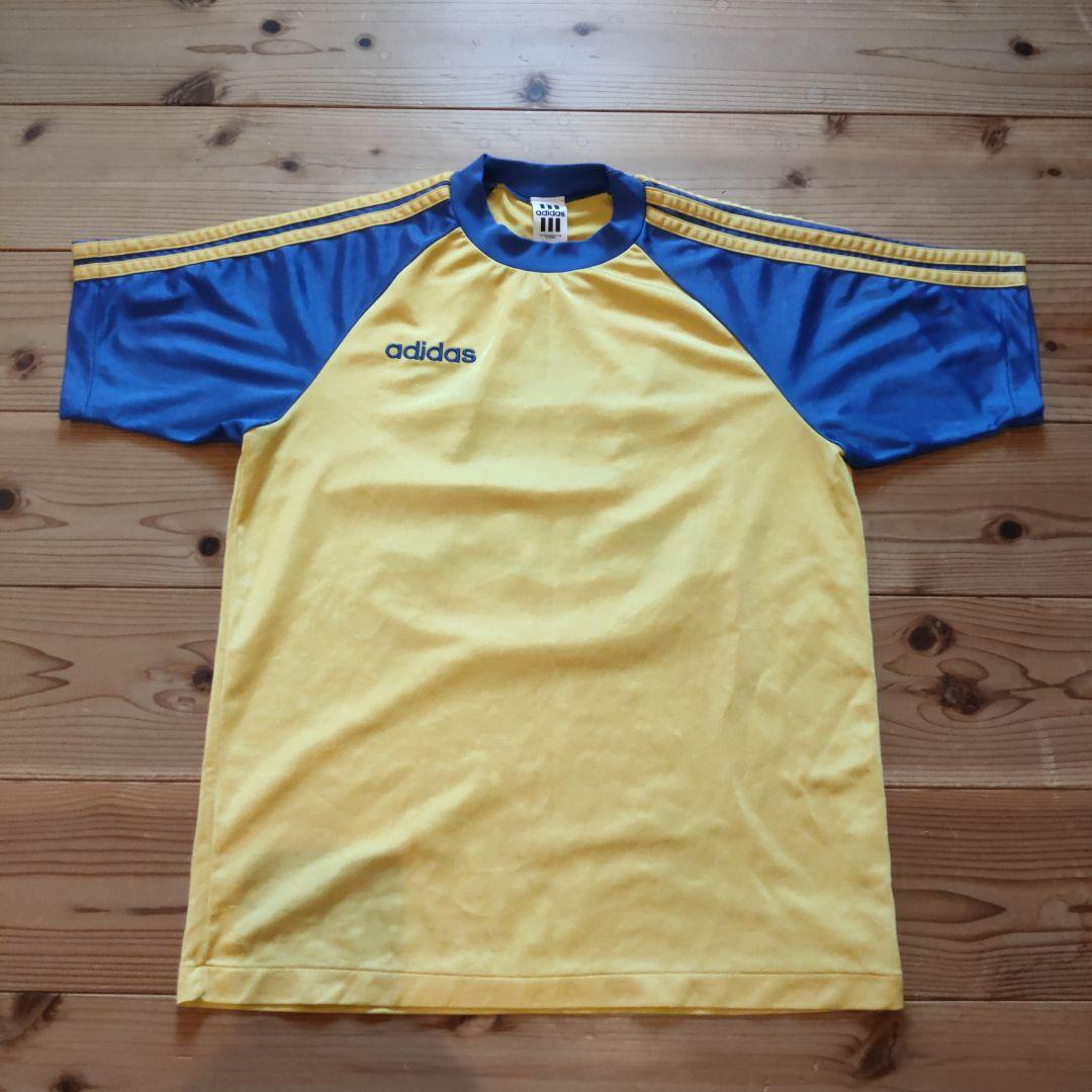 アディダス 90s adidas ラグランTシャツ 希少品 レア品 デサント製