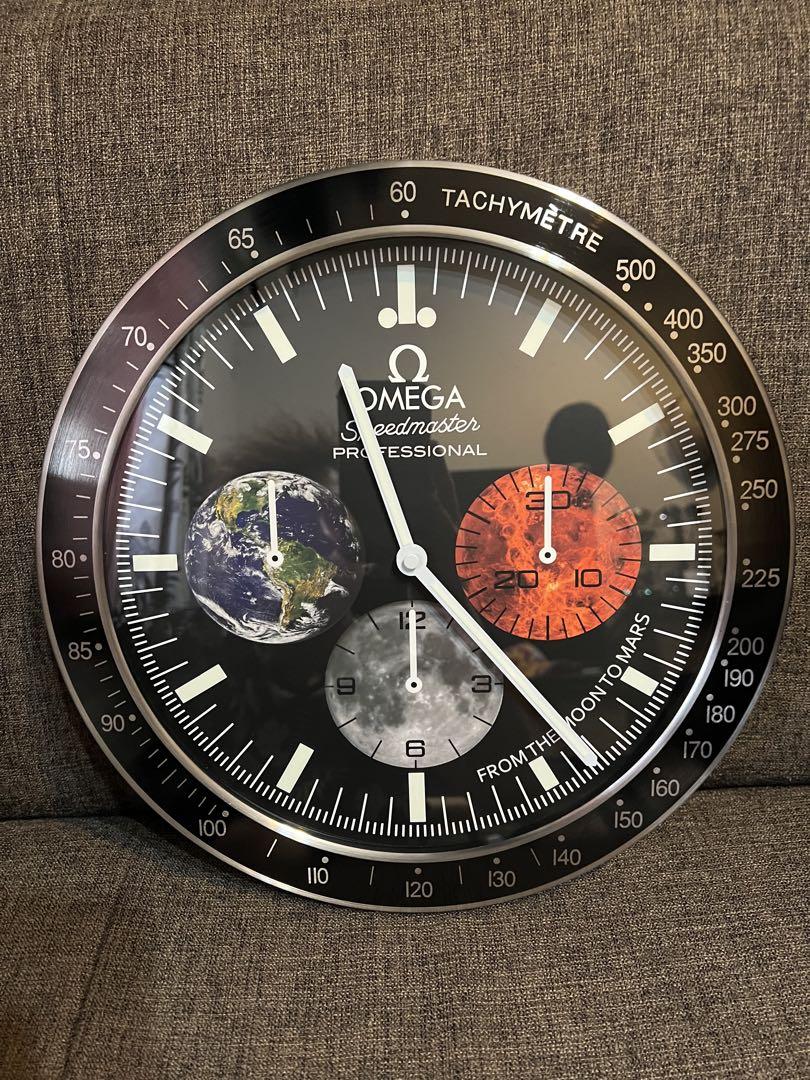 OMEGA オメガ　柄　スピードマスター　掛け時計　非売品