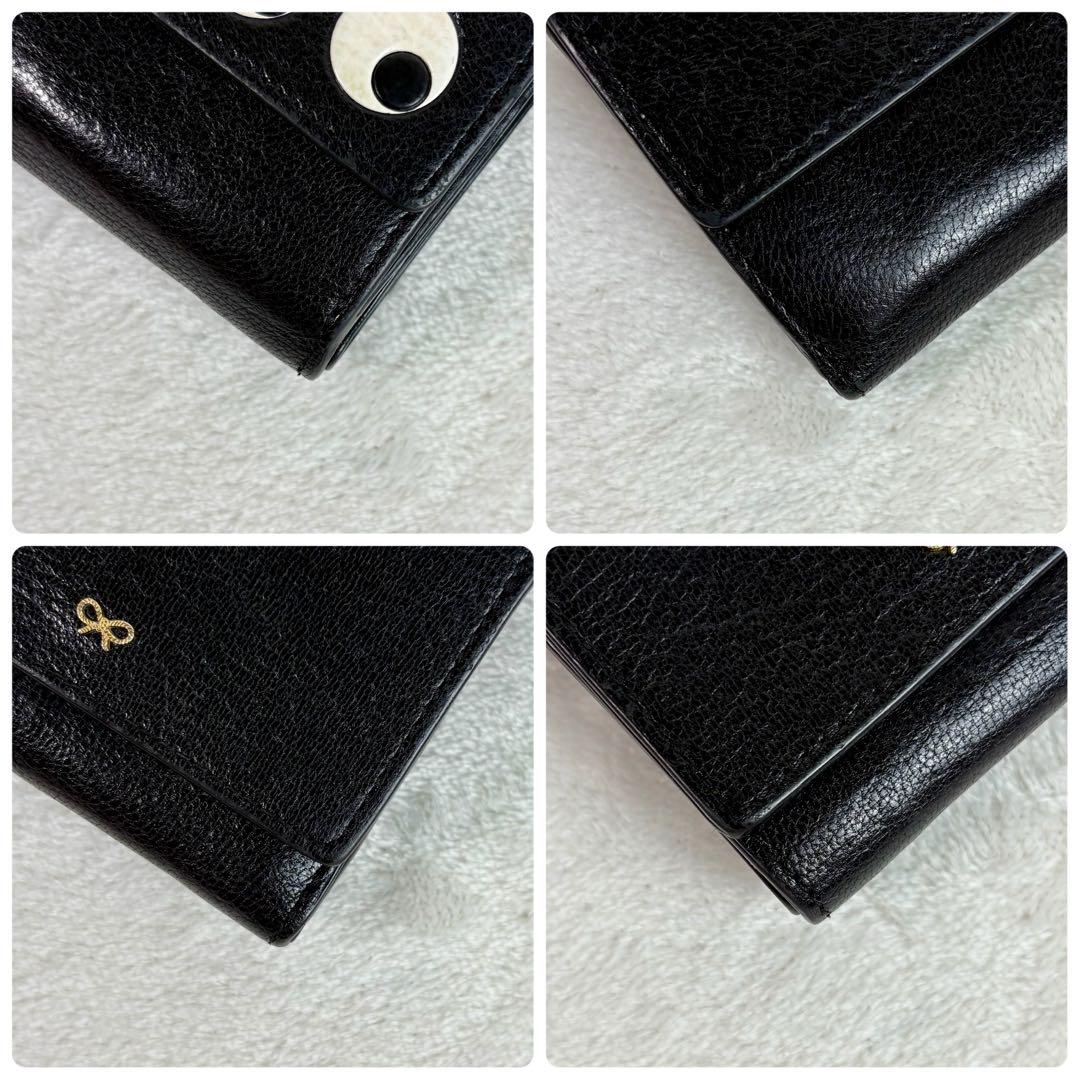 アニヤハインドマーチ 三つ折り財布 Eyes Mini