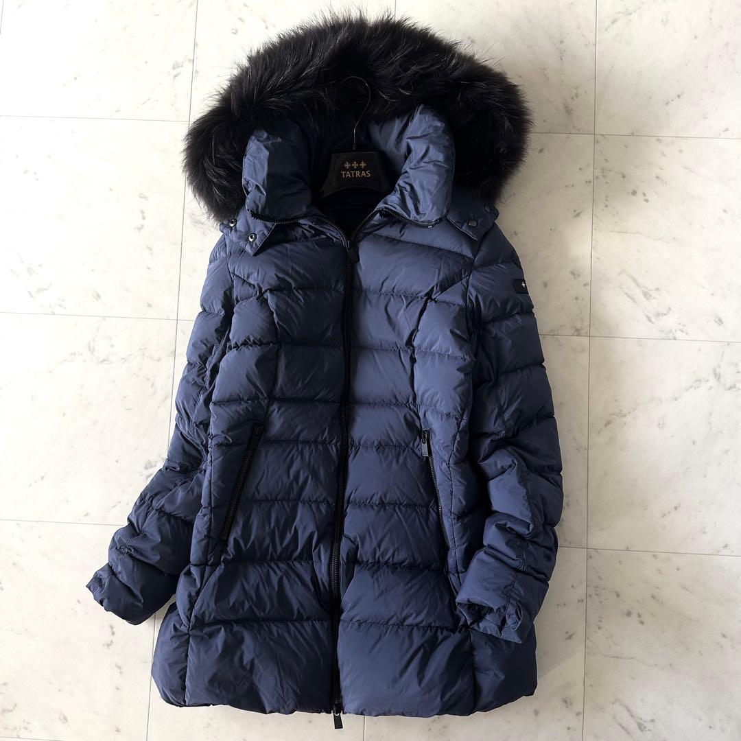 美品♪タトラス SHIPS別注 セラミカ ファーフード付き ダウンコート 03