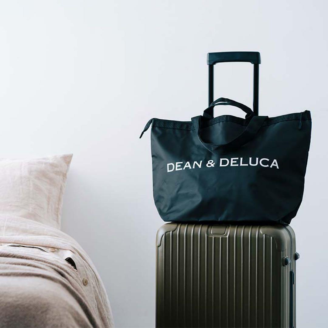 DEAN&DELUCAトラベルバッグ 再生ナイロン　ブラック　2025