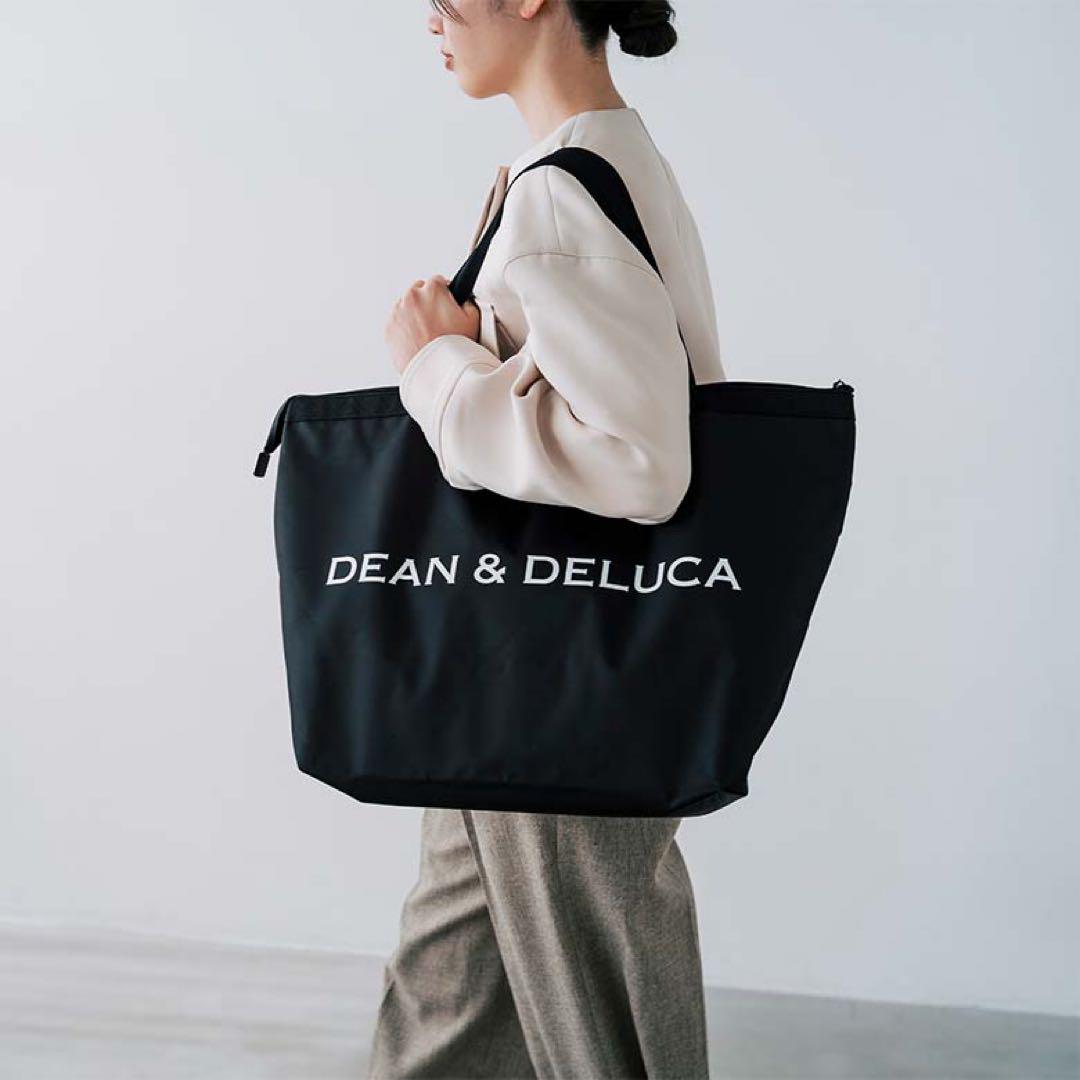 DEAN&DELUCAトラベルバッグ 再生ナイロン　ブラック　2025
