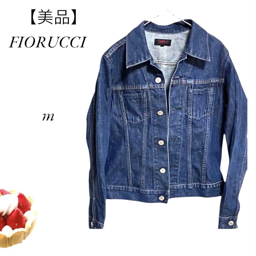 Fiorucci ダークブルーデニムジャケット M Fiorucci ダークブルー デニムジャケット M - メルカリ