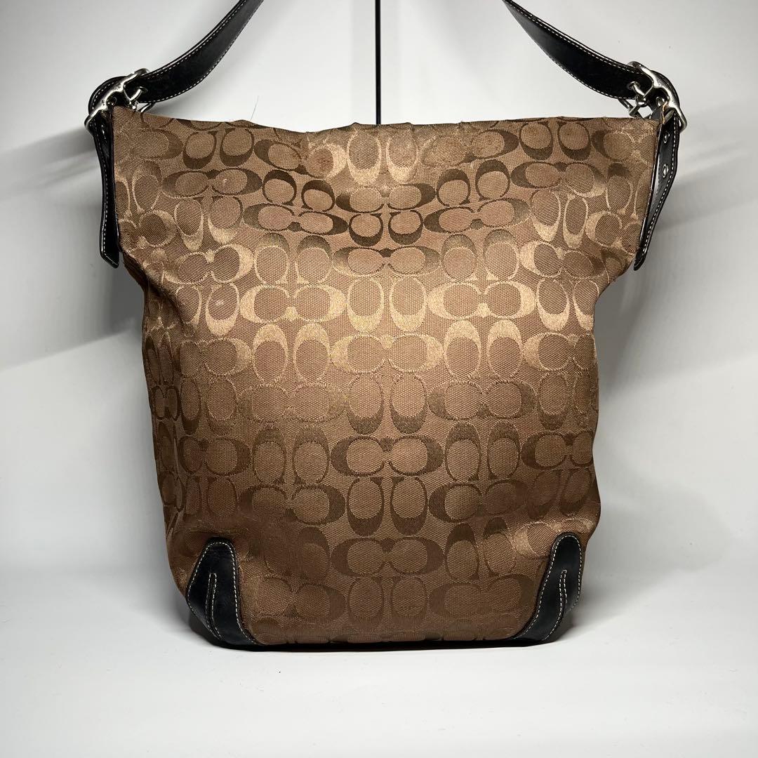 COACH コーチ シグネチャー バケツ ショルダーバッグ