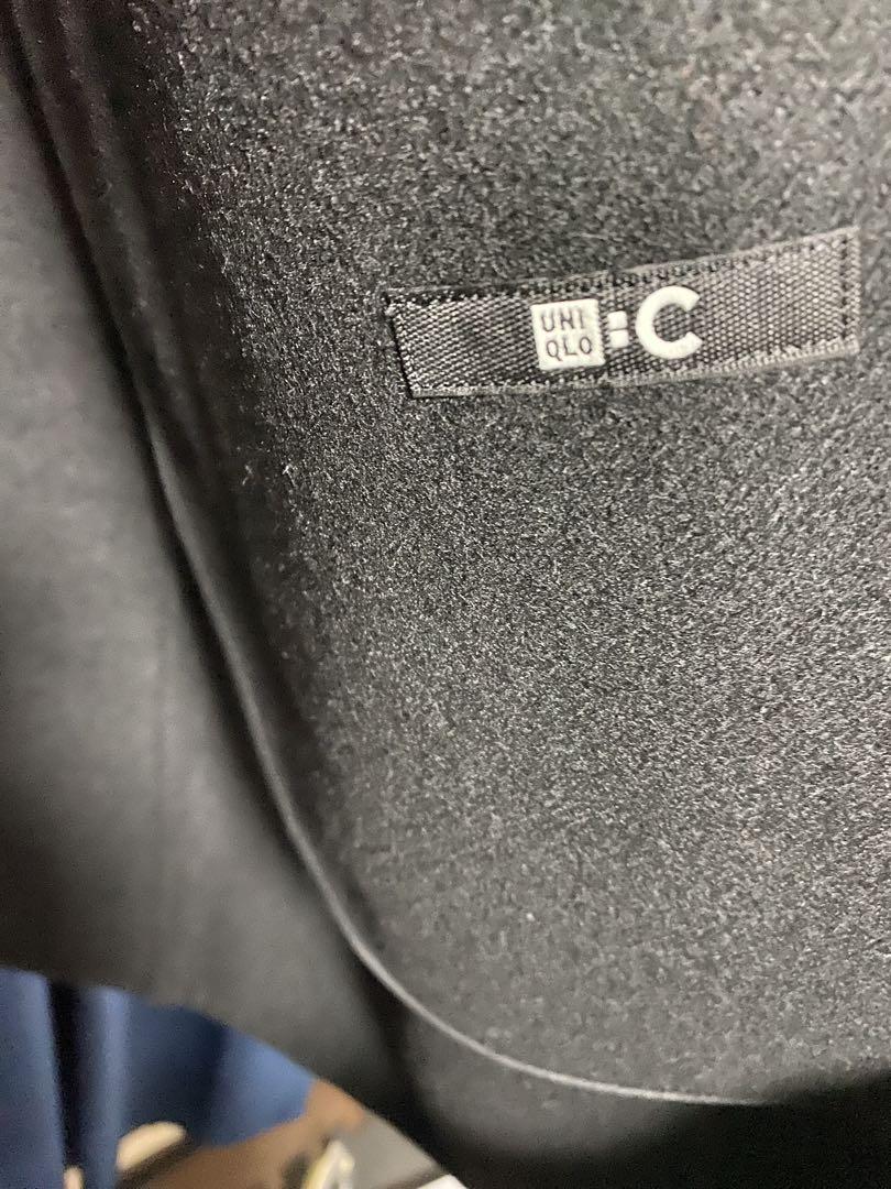 UNIQLO C ダブルフェイスコート　ブラック　 XL