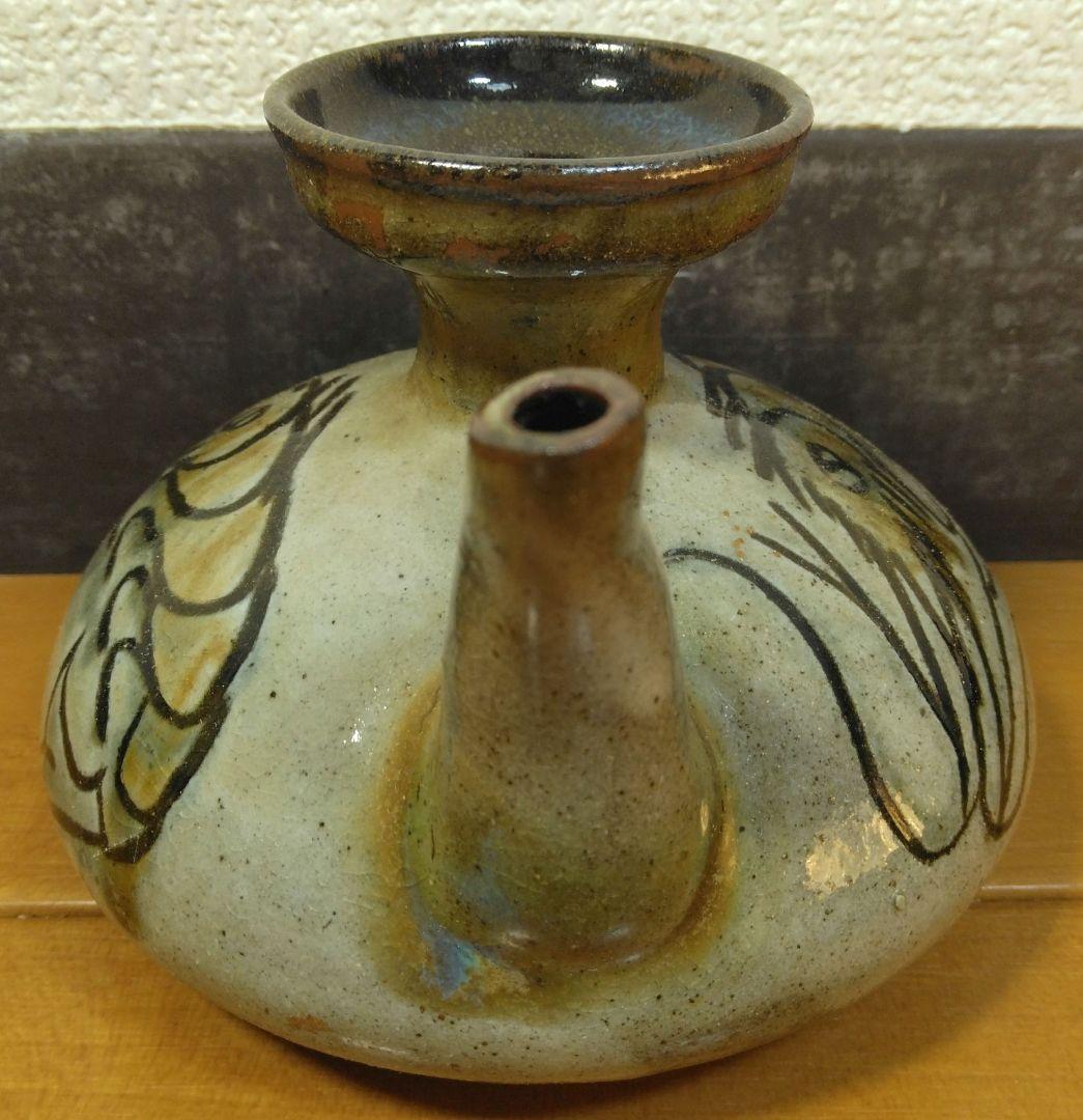 人間国宝 金城次郎 海老文カラカラ 栞 共箱 美品 壺屋焼