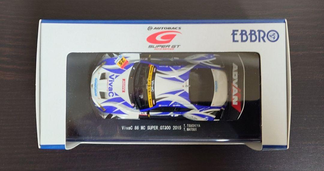 ミニカー EBBRO 1/43 VivaC MC86 SUPER GT300 2015