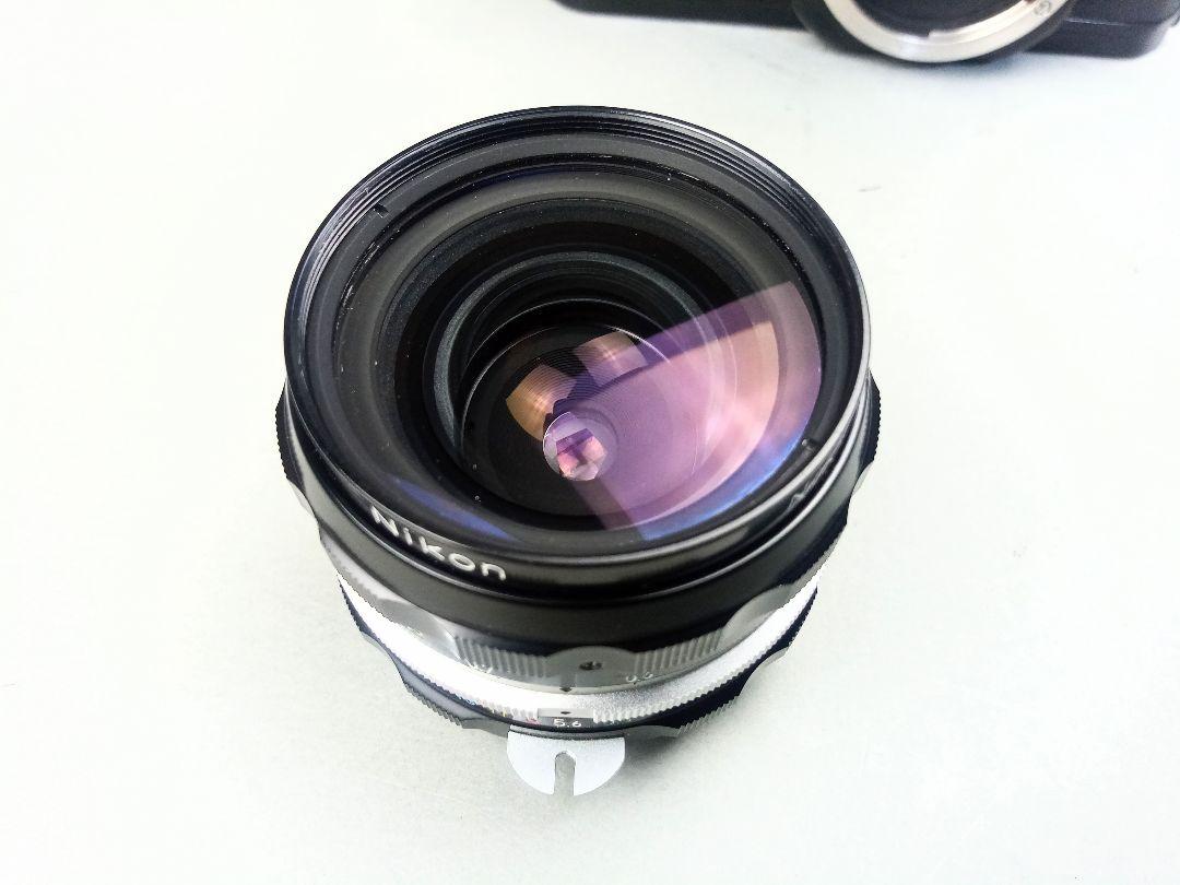 Nikon F2 28mm f3.5 ブラックボディ 実働機