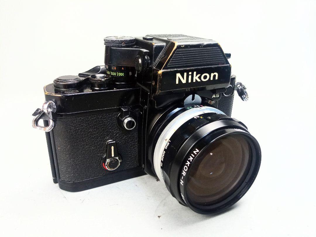 Nikon F2 28mm f3.5 ブラックボディ 実働機