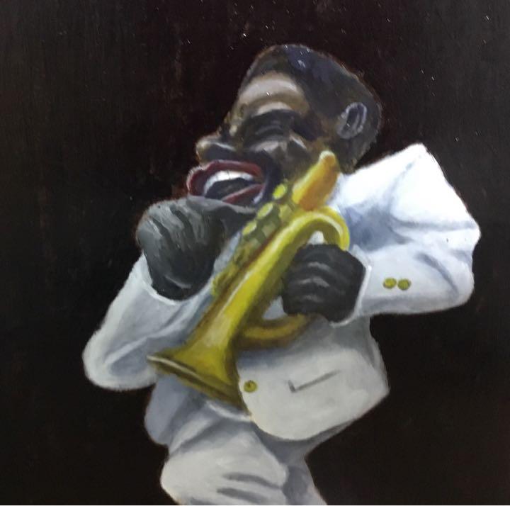 油絵「 ジャズ 」原画 3点セット