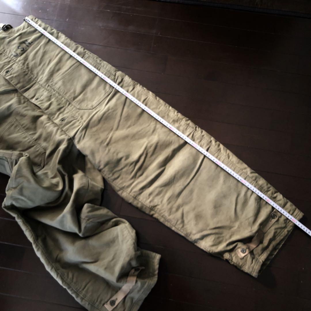 40s USN デッキパンツ N-1 US NAVY オーバーオール ビンテージ