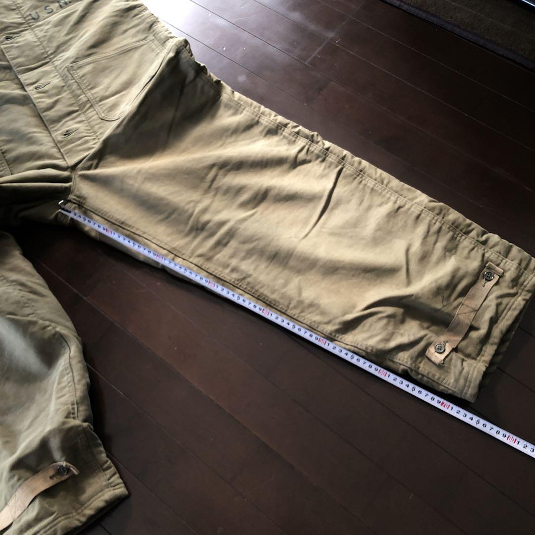 40s USN デッキパンツ N-1 US NAVY オーバーオール ビンテージ