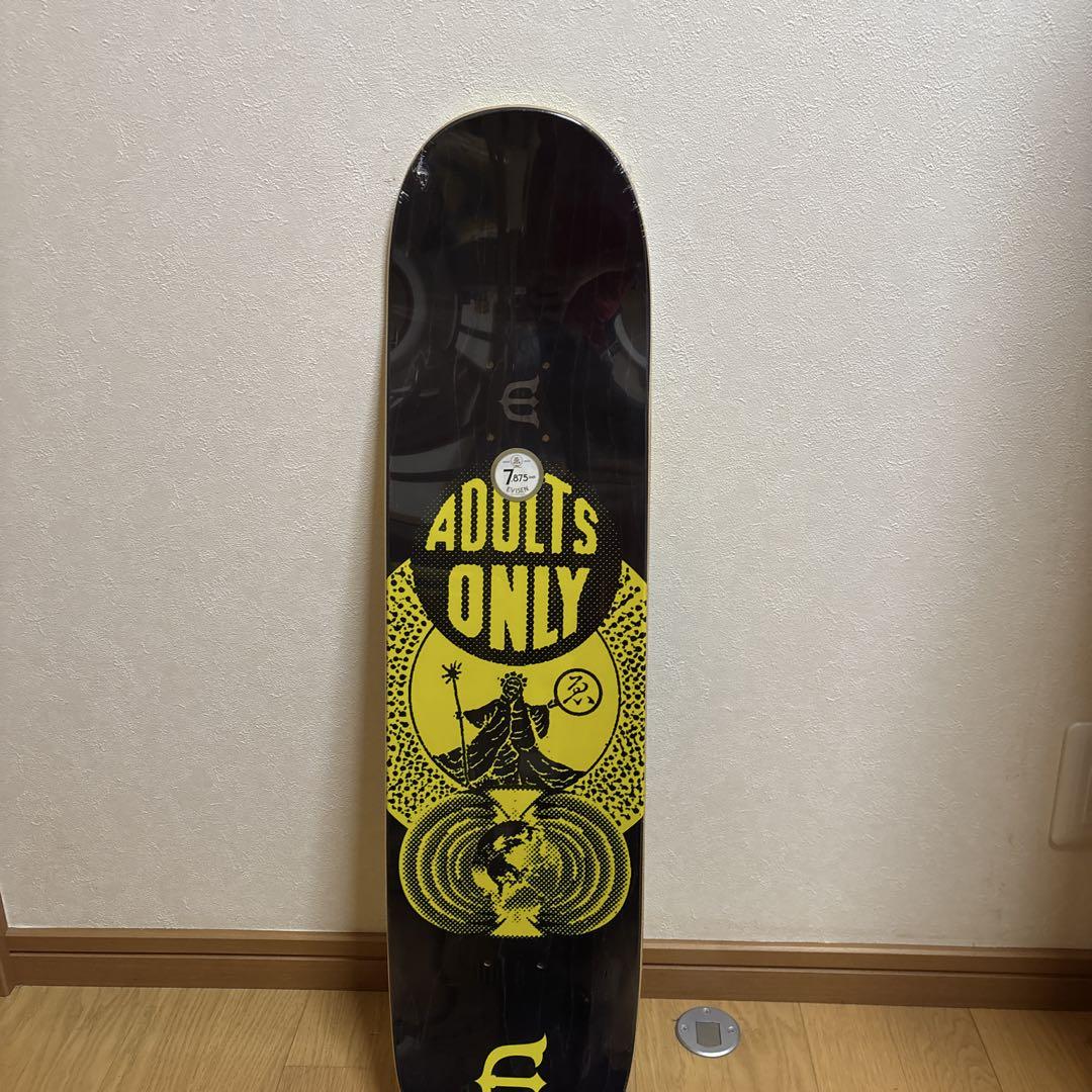 evisenエビセンスケートボードデッキ　ADULTS ONLY7.875インチ