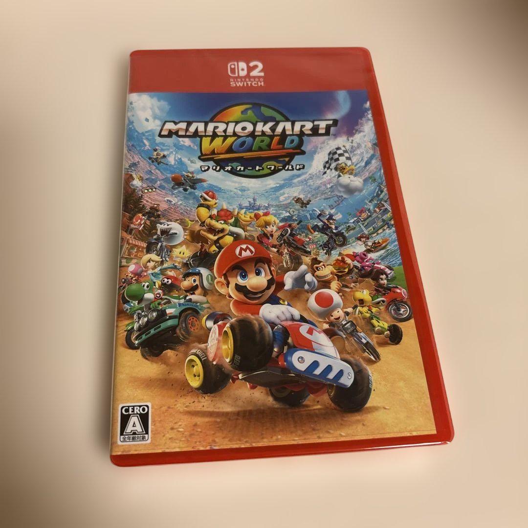 マリオカートワールド Switch2 ソフト シュリンク 付き