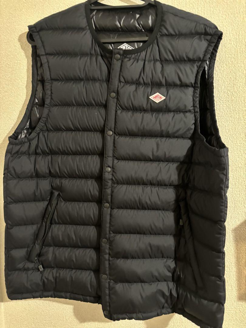 DANTON インナーダウンベスト 黒 L
