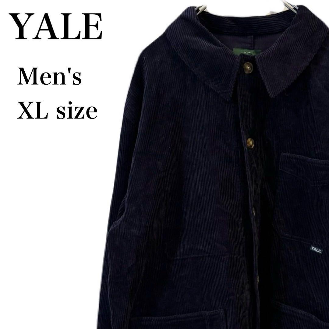 Yale イェール カバーオール コーデュロイ メンズ XL ネイビー 紺