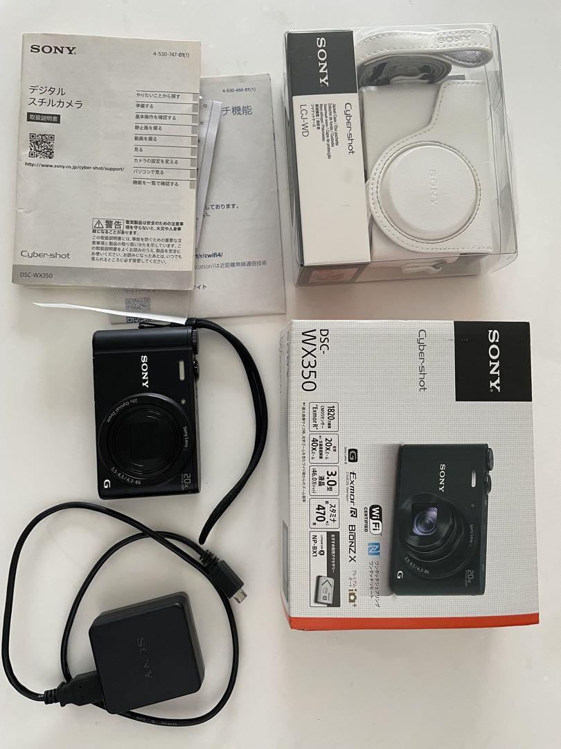 SONY Cyber-shot DSC-WX350 本体 及び ジャケットケース