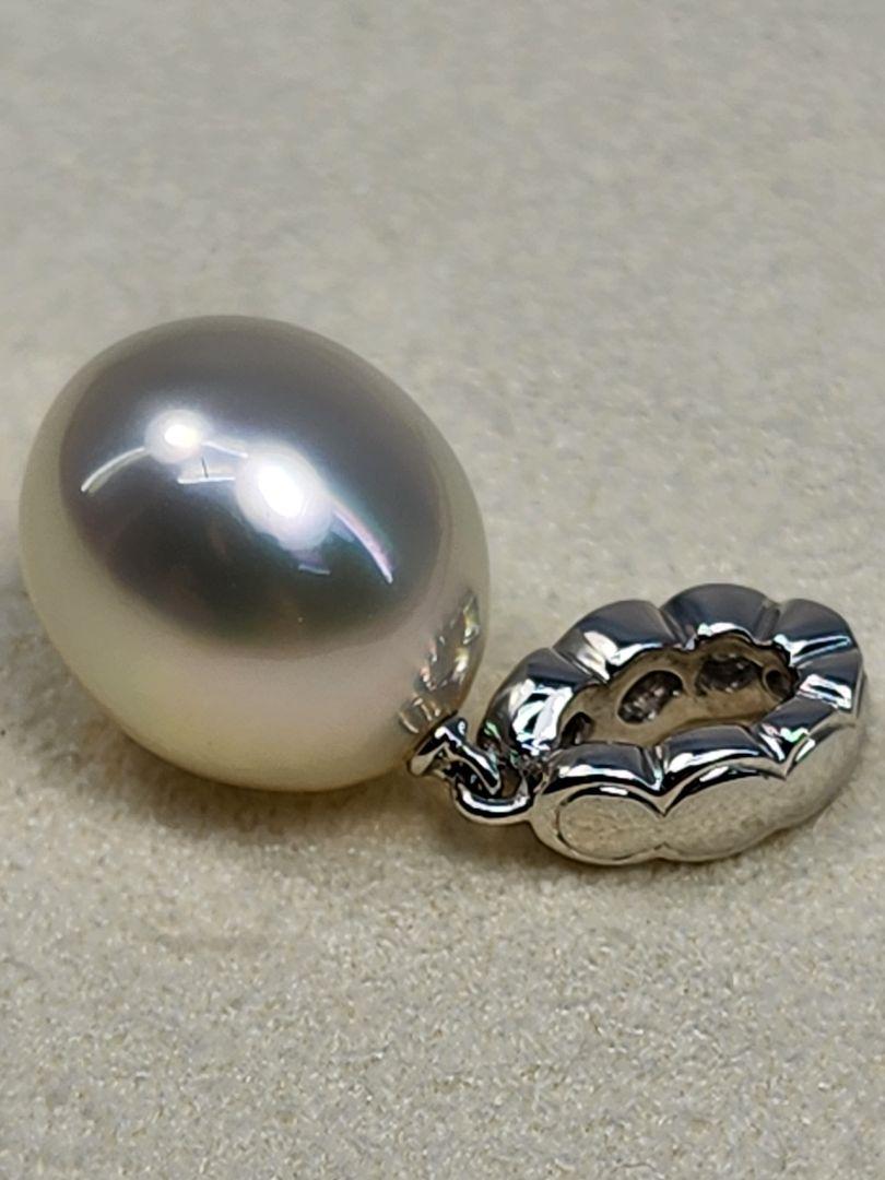 MIKIMOTO ミキモト　K18トップ本真珠　K18ネックレス