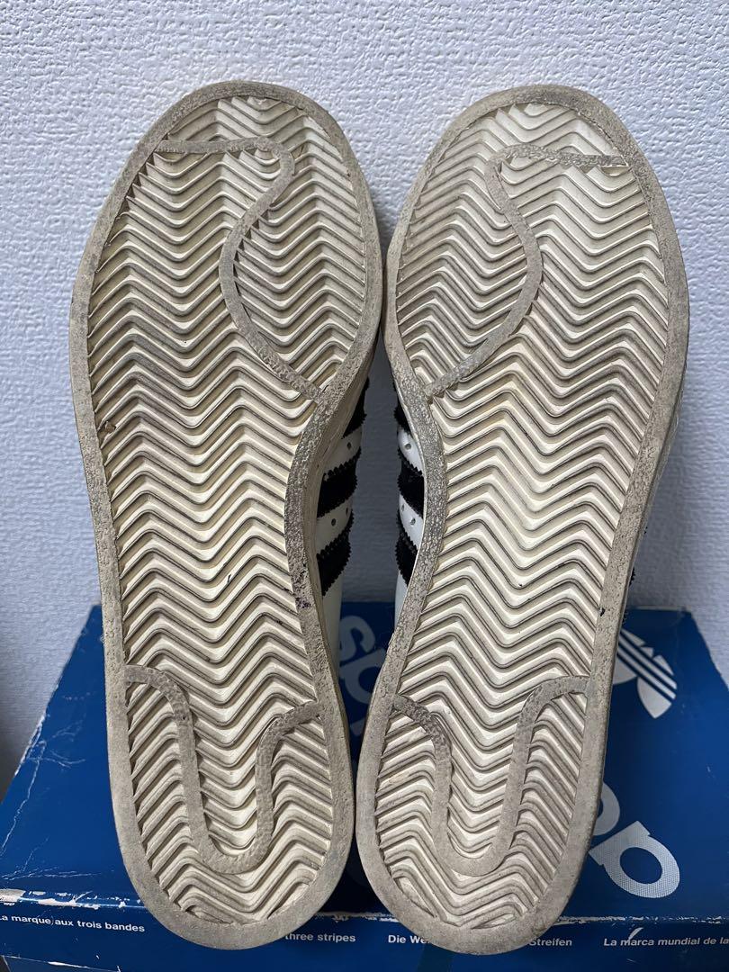 adidas フランス製 80S SUPER STAR スーパースター　白×黒